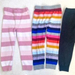 Baby Gap 3T Girls Sweater Legging Bundle